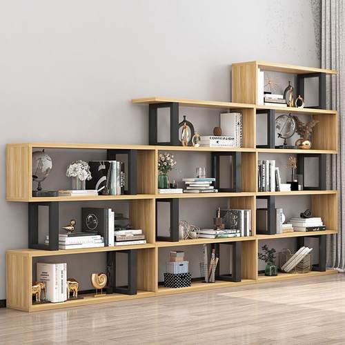 创意面书架客厅隔断收纳展示架展示现代简约摆件置物子架落HNQ架