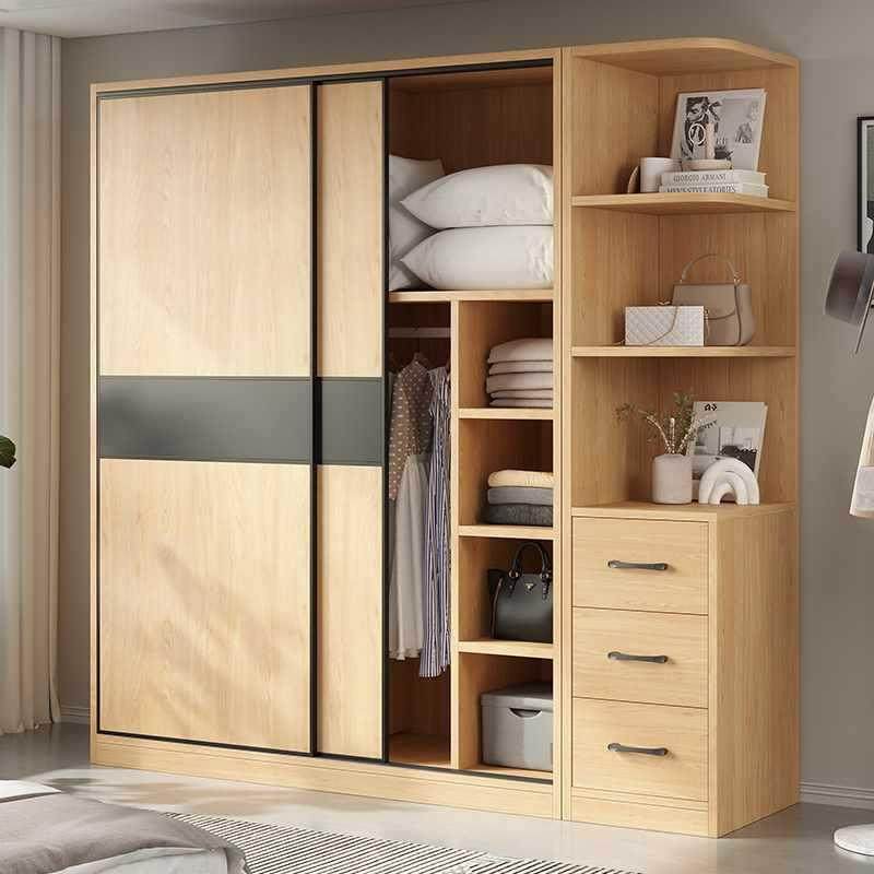 纯实木衣pp--5520柜柜家卧室小户型推拉门轻奢子用现代简约出房定制租衣,影音电器,DIY配件,淘宝优惠券,粉丝福利购,淘宝优惠卷