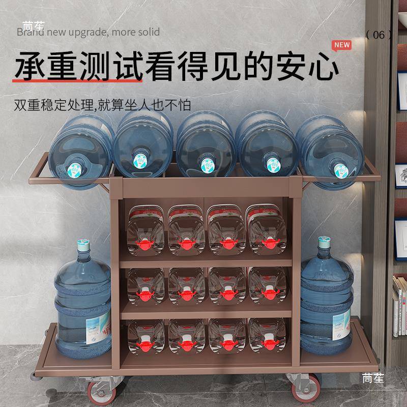 酒店布草车客房服务工作车宾馆打扫卫生清洁车小型保洁手推车
