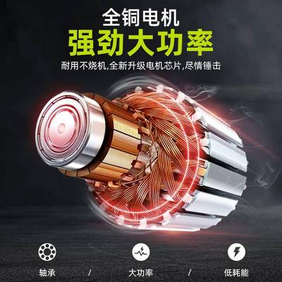 镐德国芝RJE钻浦轻型电锤冲击多功电能钻家用大功率工业级电钻混