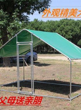 鸡笼户外型鸡棚家禽家用养兔殖特整大号笼鸽笼防雨大鸡舍搭MVH建