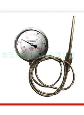 供应100MM径向无边软管压力式温度计WTQ280压力式温度计