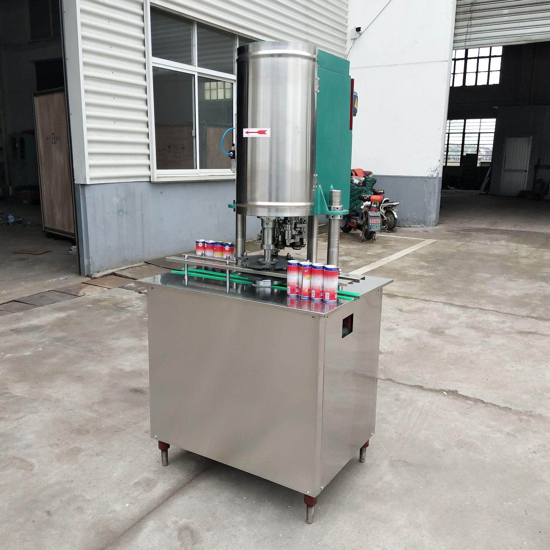 午餐肉封罐机定制视频封口机马口铁罐封口机易拉罐封口机