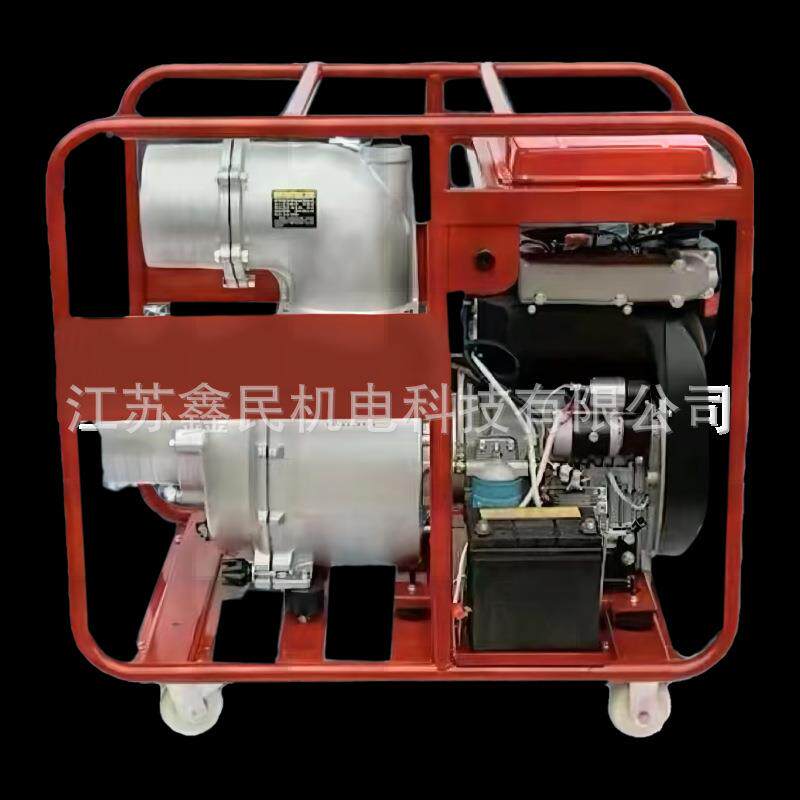 柴油机水8寸柴油泵8寸清水泵14KW柴油机油自内吸式发电机柴组燃机发电机