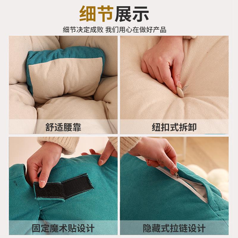 置IL儿童沙发读书沙角布宝宝懒阅人沙XOX发凳坐地小男孩婴儿可爱