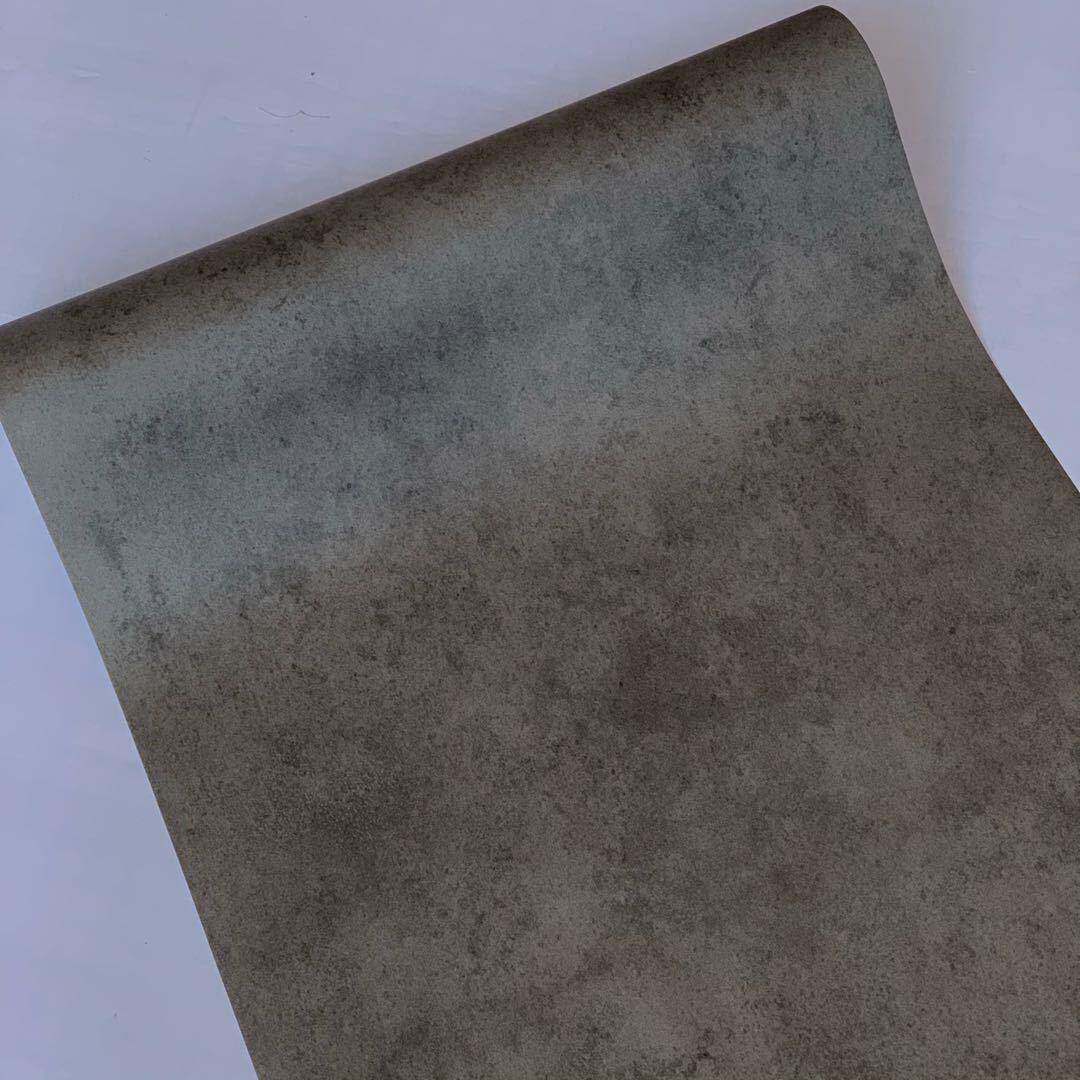 展柜贴膜贴纸pv563c自墙纸壁纸深灰色水装泥效斑粘驳果饰波音软片