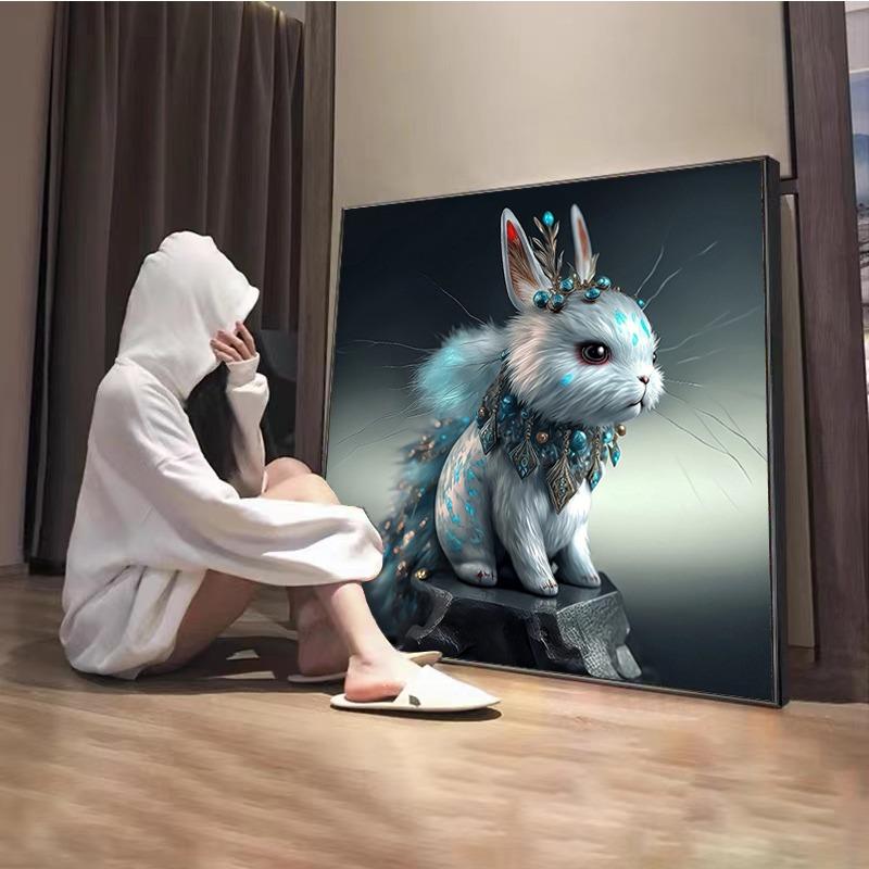 水晶宝蓝十二生肖钻石画满钻5d十绣字2025新款砖HYuxwxxs石画石贴