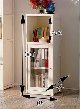 层透明示柜客书柜落地防尘展XCL简约多书架家用多功厅能一体收纳柜