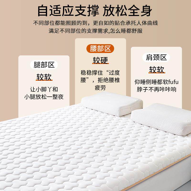 乳胶忆棉F988J8TM床垫生软垫家用室卧床褥垫子租房宿舍学单人记榻