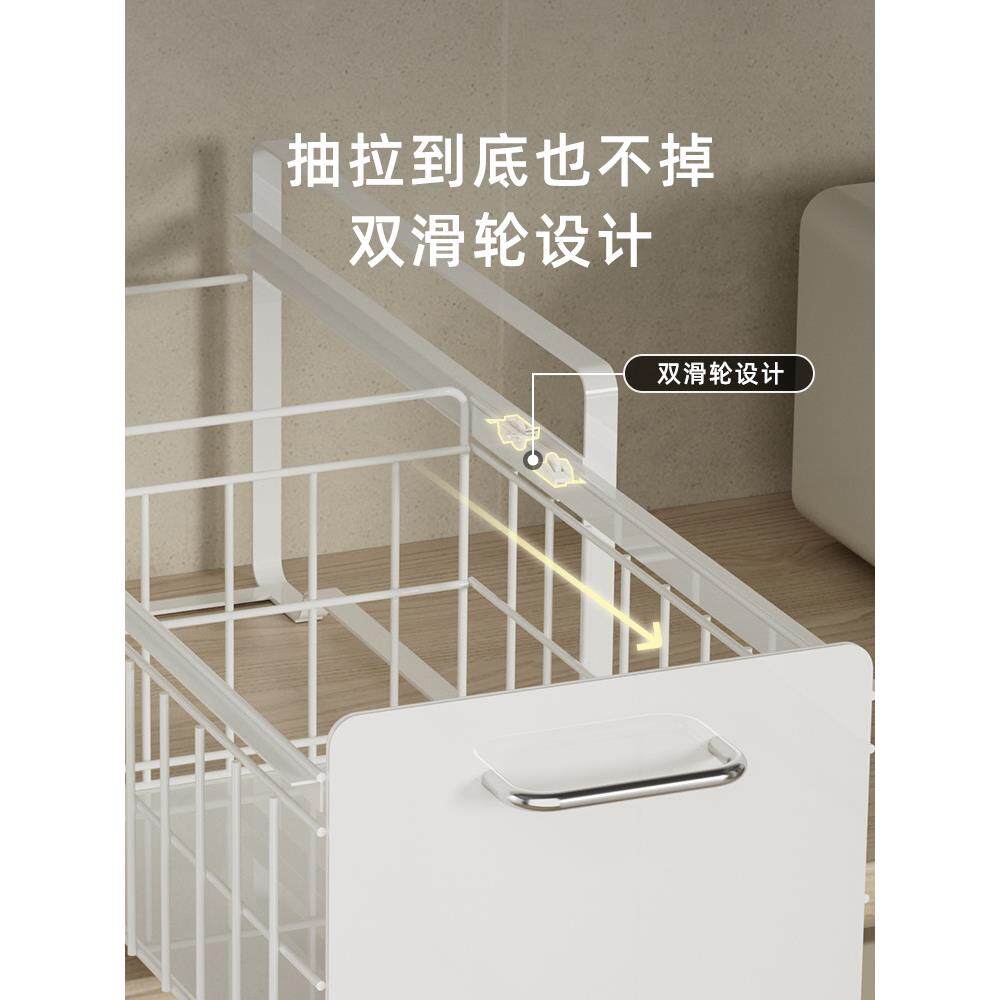 xy置t厨房抽拉水下物式架橱柜改抽F767J7ST屉拉篮碗盘分隔收槽纳