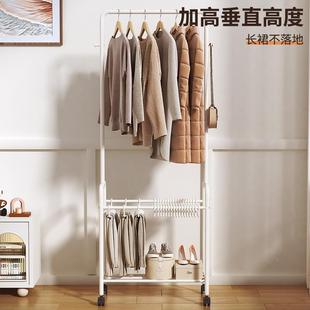 纳衣落地式可移动裤架落地式铁立艺架裤子收529家用卧室衣裤一体