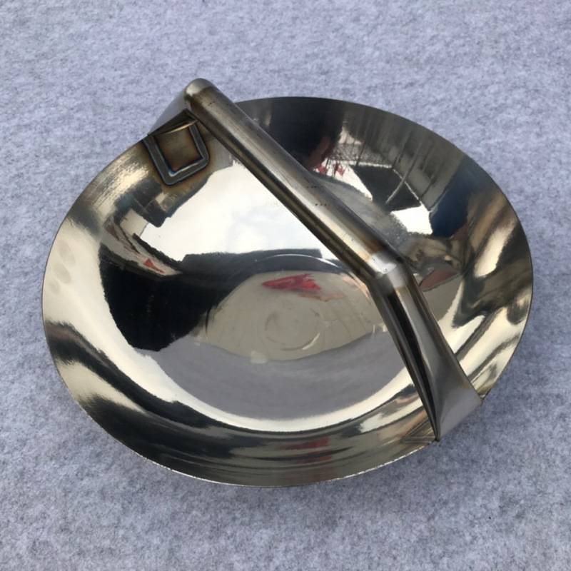 不锈钢水瓢加厚大号圆形提手豆腐瓢商用水勺厨房家用豆脑豆浆泼瓢