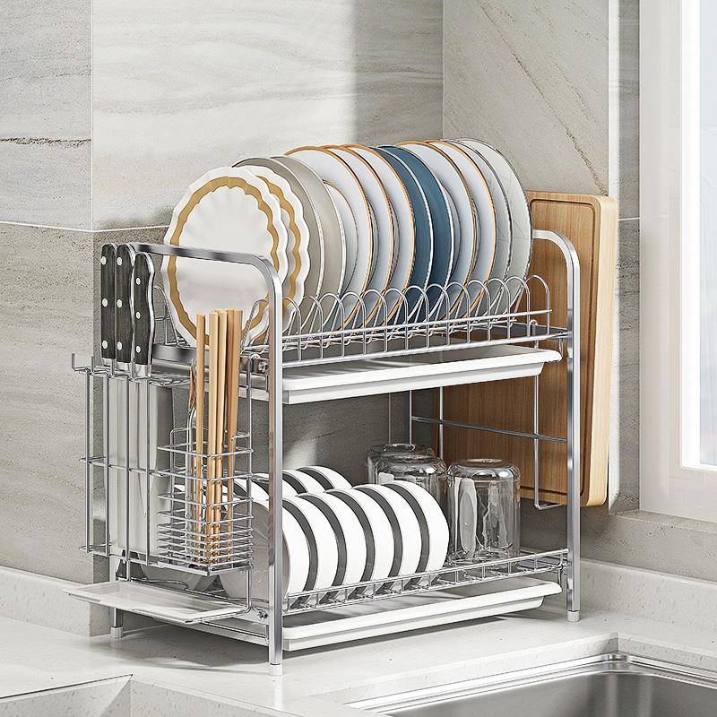 天悦锈先304不钢ltao5693碗架沥水架晾放碗盘碗碗碟架厨筷房置物
