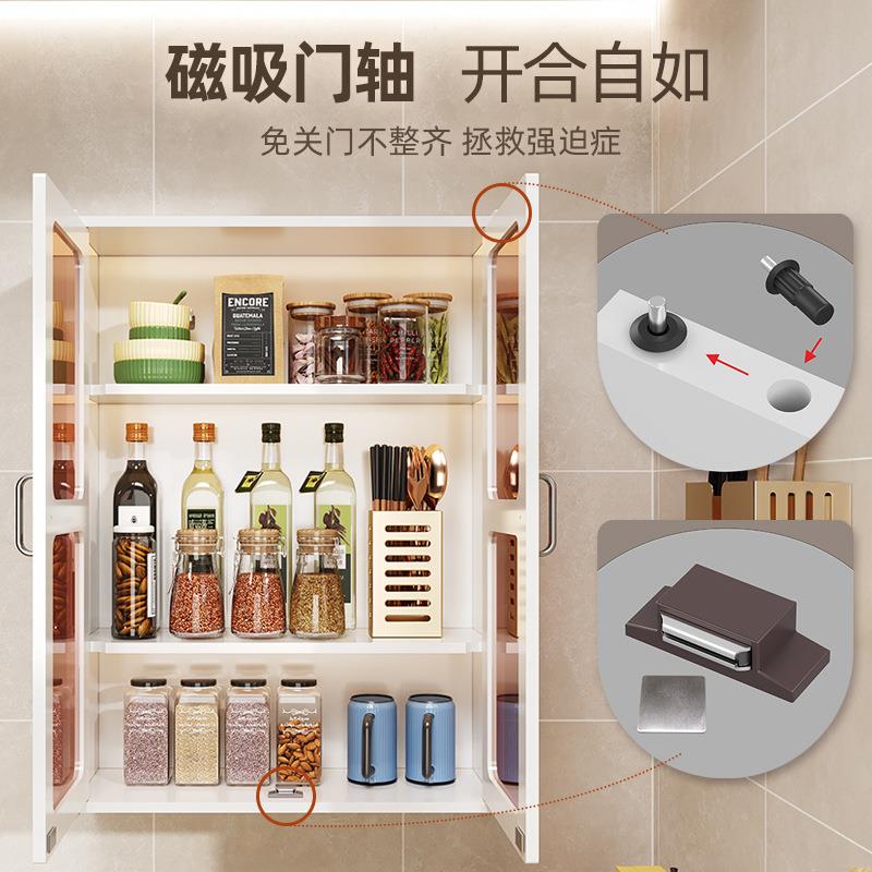 厨房料收纳储物柜阳台置调架层转角物多功GYA能多防水壁挂式免打