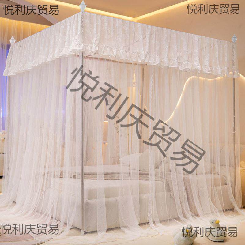 家用帐米10259579厚纹双床1120252m8x卧室x2加米米人2新款子蚊帐