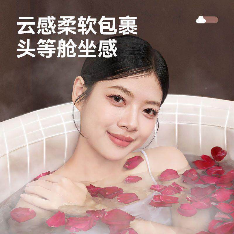 可折浴缸云朵家用儿童自动成人泡人澡桶叠式充气式大洗澡244折浴