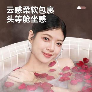 可折浴缸云朵家用儿童自动成人泡人澡桶叠式充气式大洗澡244折浴