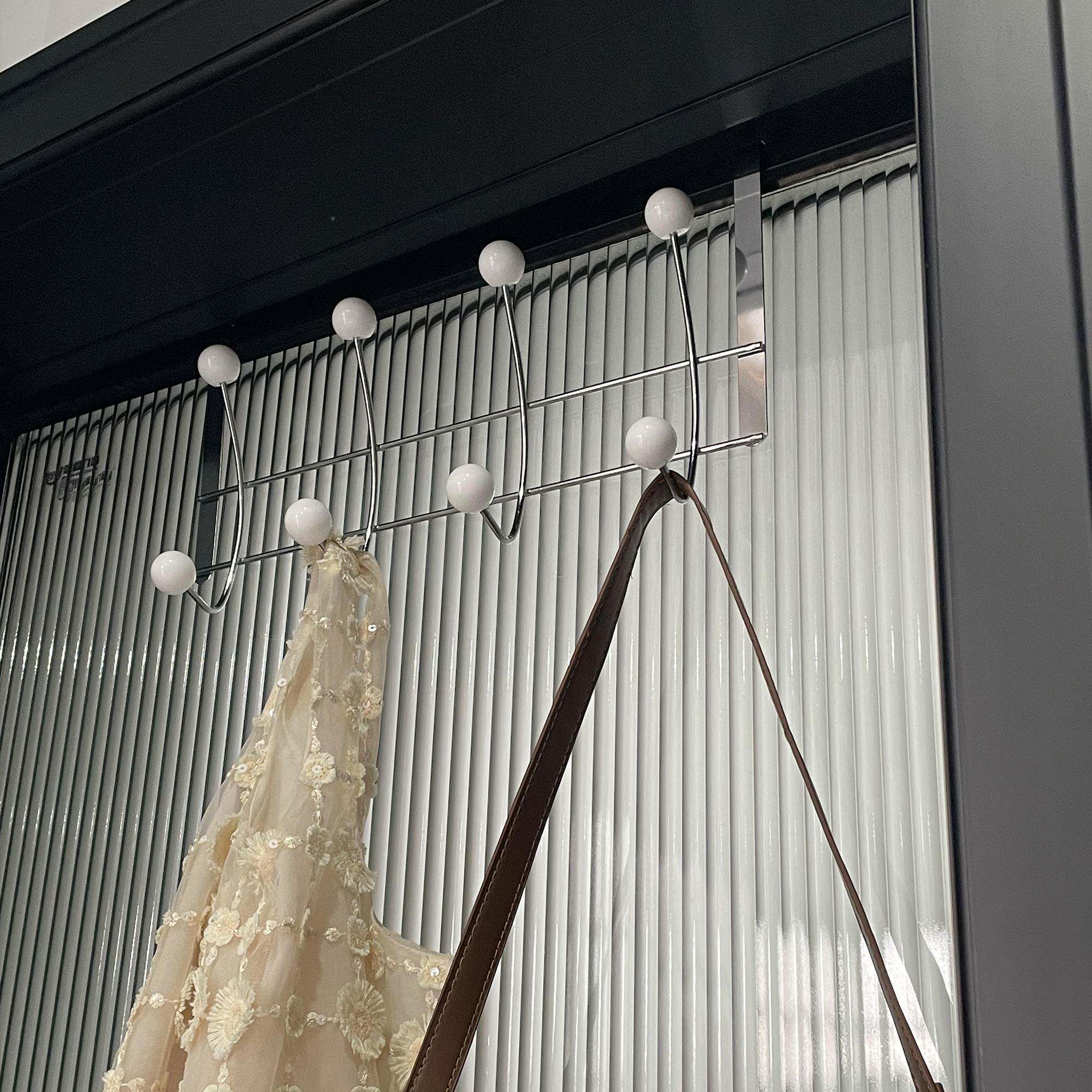 ?树的岛reeT浴衣室卫生间树Fh($%ph(脂挂后钩免打孔门圆球收纳装