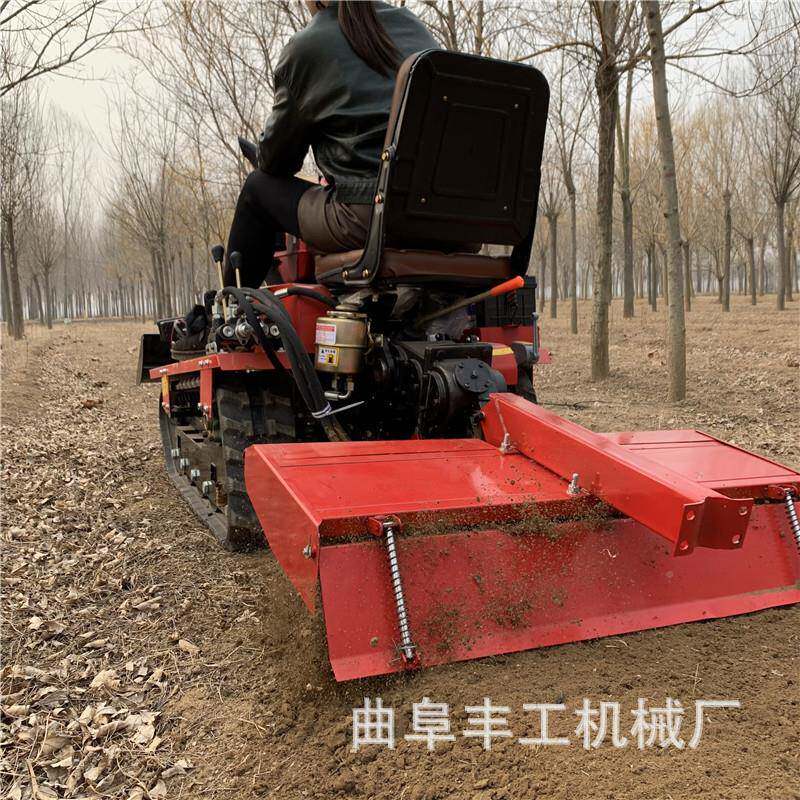 LOQ多耕能乘坐式履带旋机功果园翻土耕地机大低矮果园棚松土机