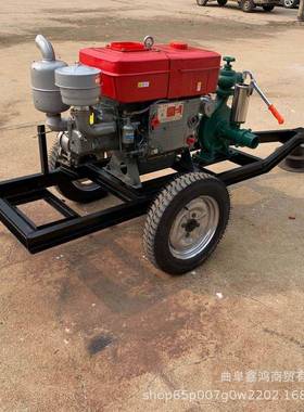 寸6柴油抽水自泵寸柴油高压水泵汽油TZU机带3动抽水吸泵5寸