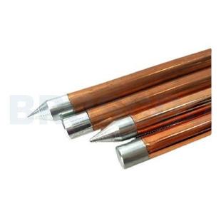 铜接地地JDB棒铜包钢接棒防雷铜地包钢钢接地棒铜覆垂直接体螺纹