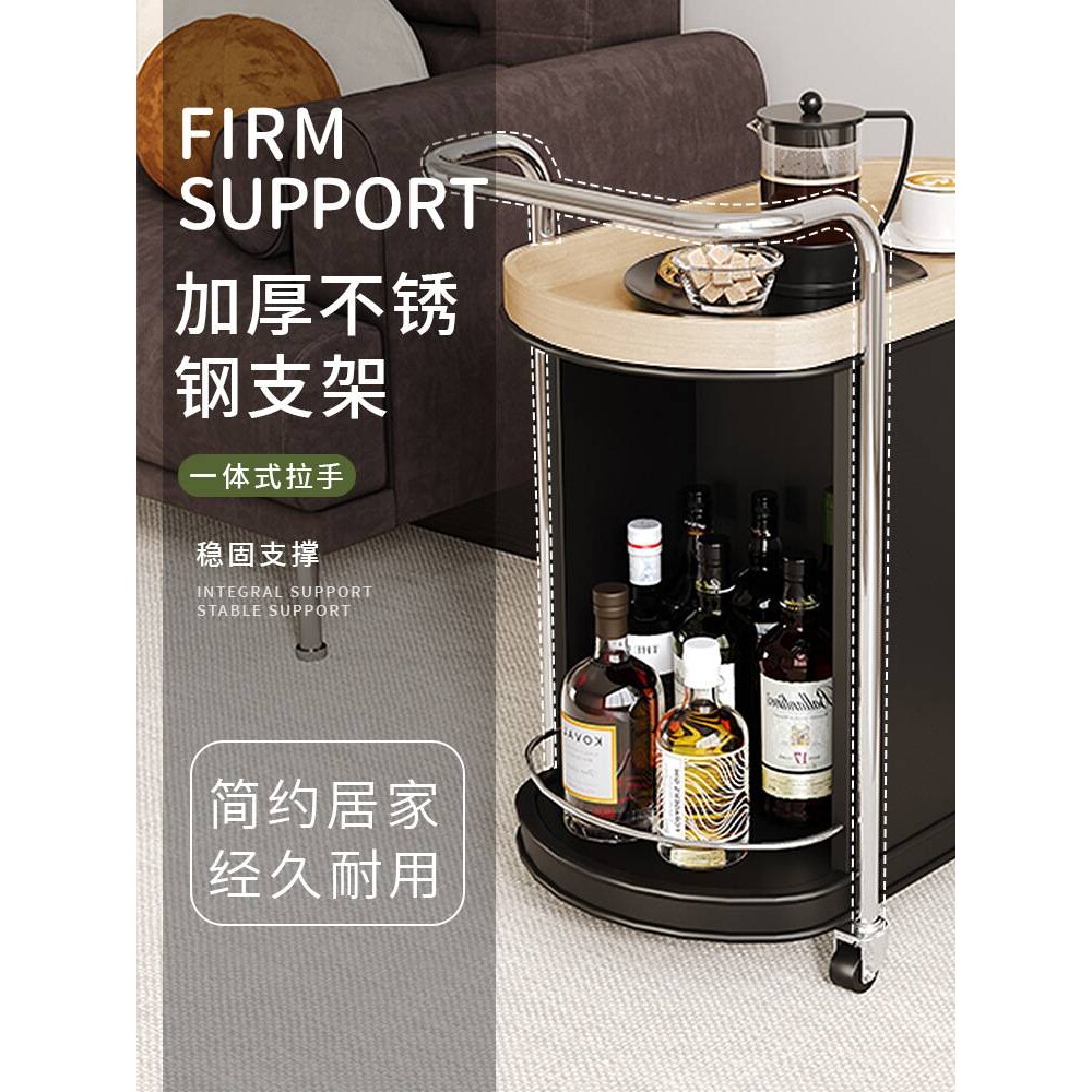 可移动沙发边几推车客厅茶几小桌子阳台小型创意卧室床头柜感