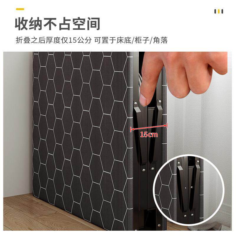 折叠床木人家用简易床单可折叠双人床床出租a15屋板床午休成人铁