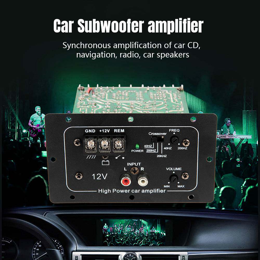 厂家  汽车低音炮功放主板 600W车载音响功放板 12V