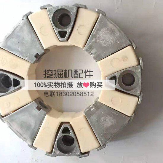 挖掘机配件165K联轴器现代320-7/R275-9/R335-7连接胶总成*铝块