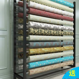 纺织面料展示架布料展架家访布卷样品货架布匹桌布地毯皮革架子
