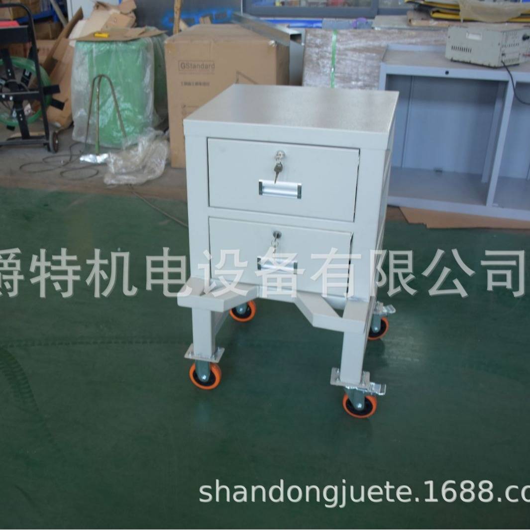 爵特汽修工具车两层维修转向刹车轮移动工具箱收纳柜零件车铁皮