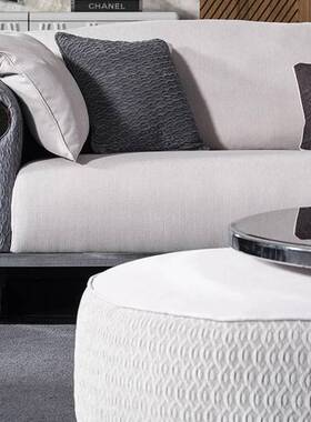 磨砂布沙发 high end fabric sofa豪宅客厅轻奢布艺沙发全屋家具