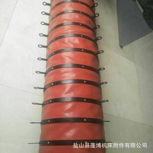 耐高温风机软连接通风口伸缩软管排烟 帆布管道软接头风管软接