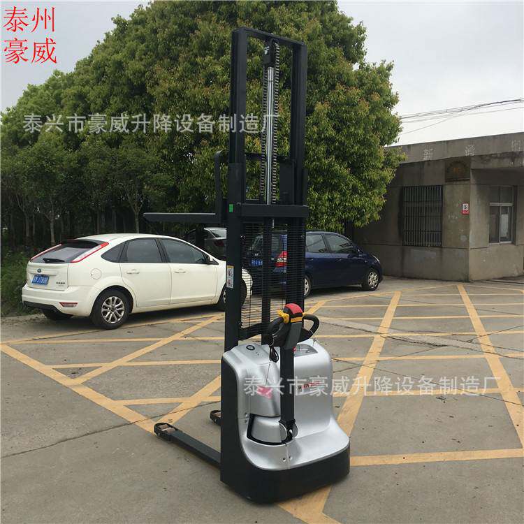 全电动升降堆高车 步行式升高堆垛机 全自动堆高装卸搬运机