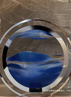 意F99MJ6JH流沙关画沙漏摆件家居厅桌面装饰轻奢客电视创柜酒柜玄