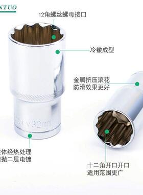 梅角花套加长大飞接筒套头整套1220件盒装汽修口机修套装8—38972