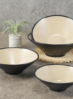 斗笠碗餐密胺具面碗8899面馆拌面碗商麻用猪脚饭碗辣烫大号汤粉碗