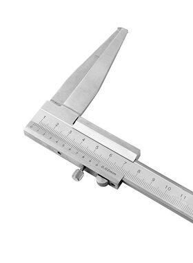 01-60M10-160mmM爪长0不锈钢扁头内沟槽游标3卡尺