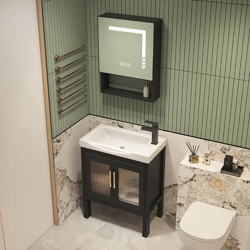 体批小装户加厚太空铝浴落地阳台室柜组合套一陶瓷盆法式复古366,家装主材,浴室柜,淘宝优惠券,粉丝福利购,淘宝优惠卷