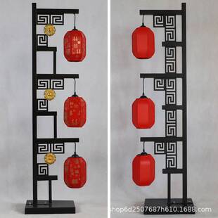 新款婚庆道具中式灯笼路引中国风装饰品农村婚礼舞台摆件酒店布置