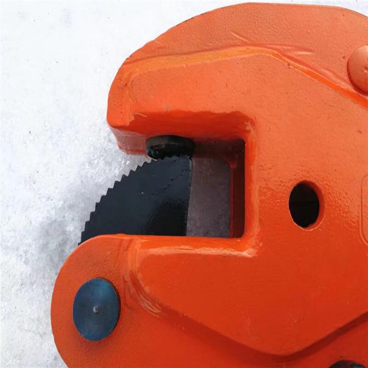 DSQC型转向竖吊钢板起重钳钢板0.8-16吨竖竖夹D型钢板钳吊800KG钳