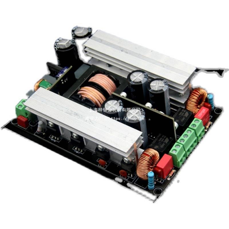 立体声两声道数字功放板带开关电源2x400W2x300w带继电器喇叭保护