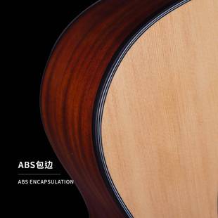 41j寸民谣他云杉木哑光guitar新手女生自学入4128门吉木他ita厂吉