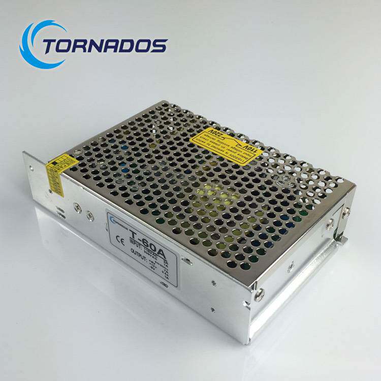 60W三路电压输出开关电源5V7A+12V2A-5V1A三组输出直流电源T-60A