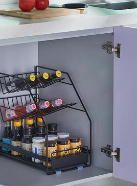 房置物架下水槽架台面碗餐筷碗盘具收纳碗架厨77695房调料厨整理篮