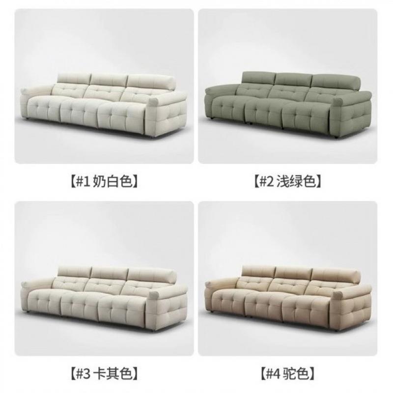 【4万节人功收藏Fd7Sh8fE】零布靠墙电动多能沙发猫抓艺小户型可