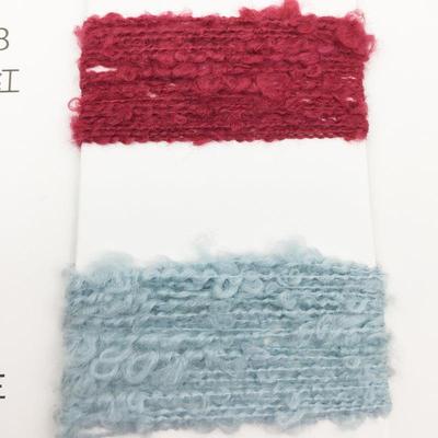 8支棉圈圈绒纱线超柔AAC泡泡绒纱圈圈纱arn355y%棉4%尼色龙2%氨纶