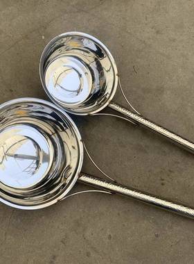 大号直径3厘米不锈钢#长把米水舀1加厚62944长柄水勺商用特长0水