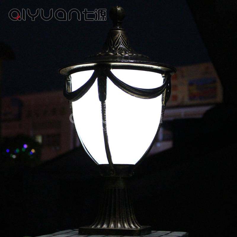 复古大门柱灯立柱灯别墅庭院灯防水户外围墙灯柱子灯端景台灯饰