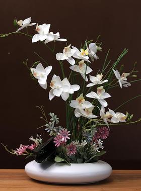 高档假仿真绿植盆栽套卧室花艺摆花件客厅餐jd101312桌电视柜摆设